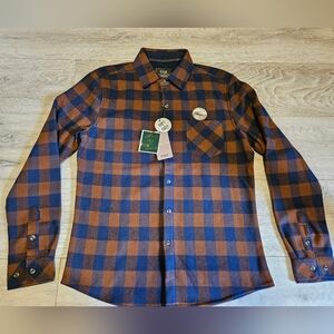 NWT Nomad Men's Buffalo Plaid Thermal Lined Flannel Button-up Shirt Men's Small
